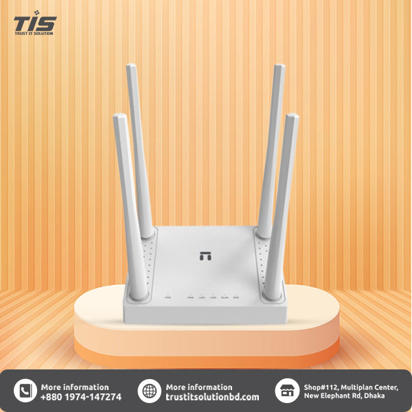 Nw4 Netis Router Netis W4 300Mbps 4 Antenna Router White